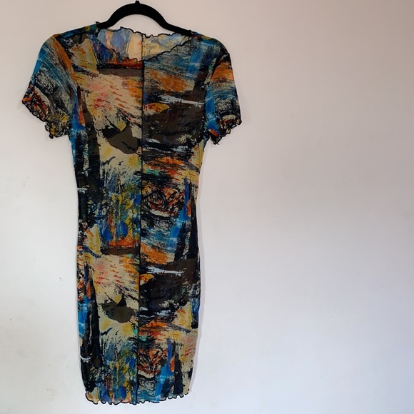 ⭐️Host Pick⭐️ Painted on Mesh Dress S-L - Picture 5 of 7